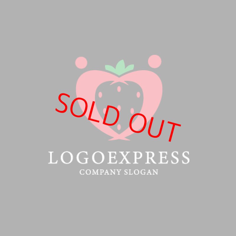 画像4: イチゴとハートのロゴ (4)