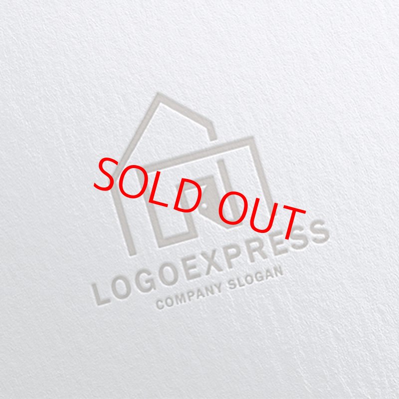 画像16: 家とドアのシンプルロゴ (16)