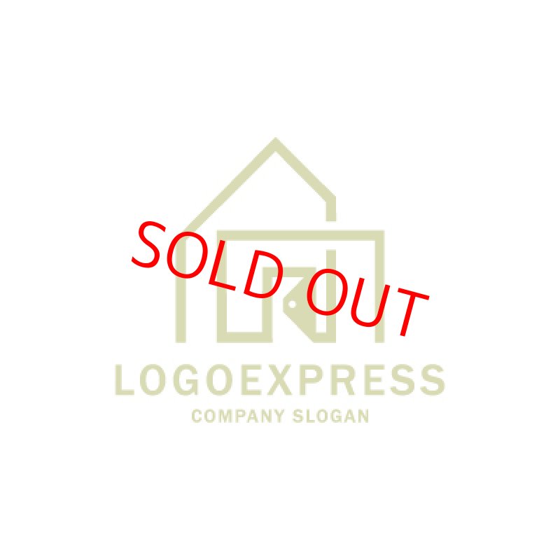 画像3: 家とドアのシンプルロゴ (3)