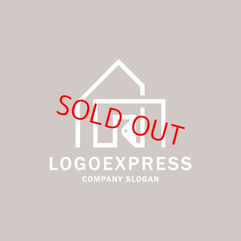 画像4: 家とドアのシンプルロゴ (4)