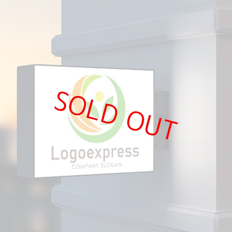 画像9: 緑とオレンジの人のロゴ (9)