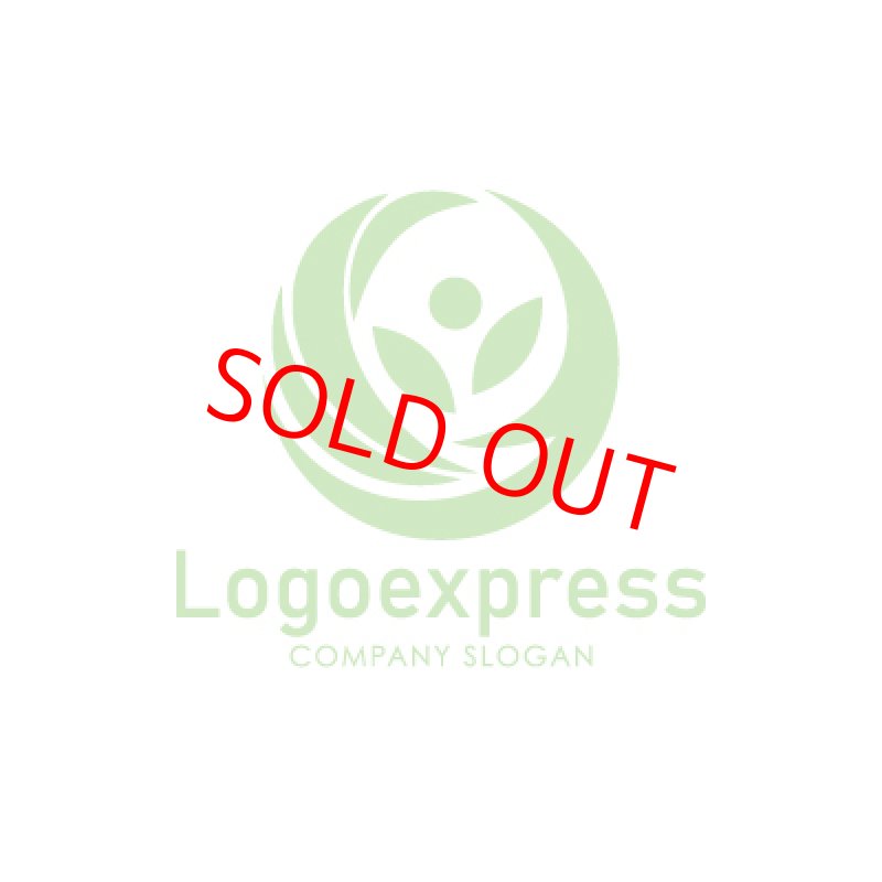 画像3: 緑とオレンジの人のロゴ (3)