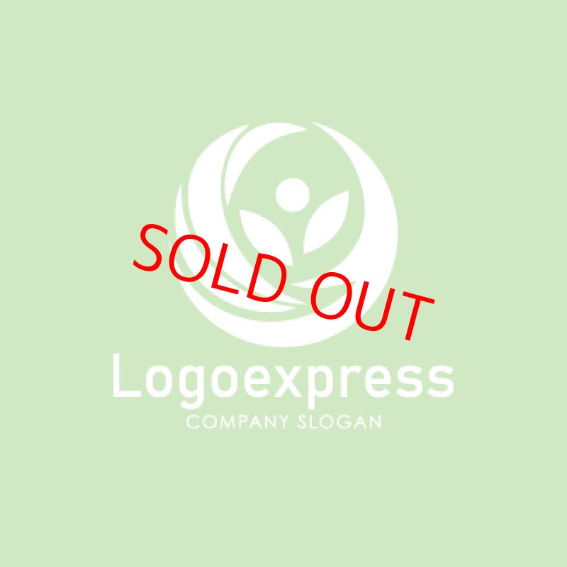 画像4: 緑とオレンジの人のロゴ (4)