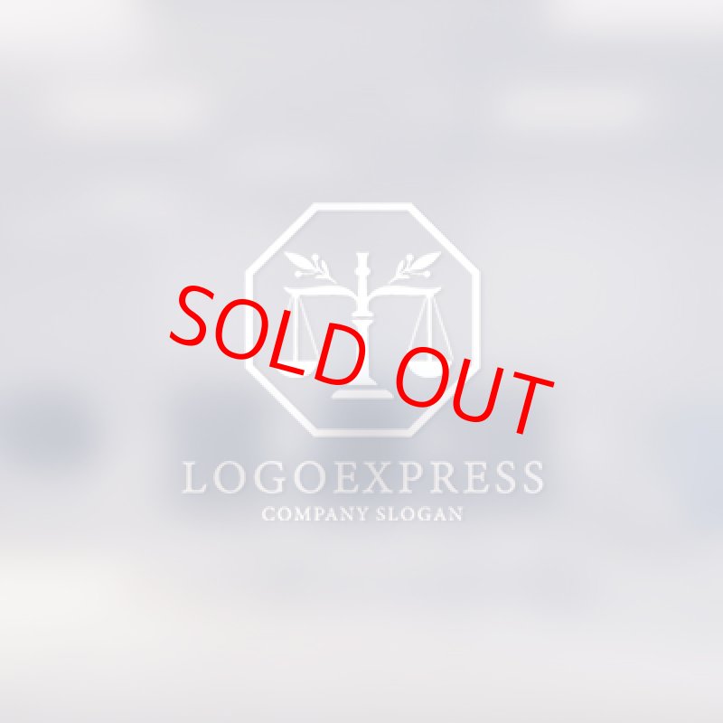 画像14: 天秤と葉っぱの法律事務所ロゴ (14)