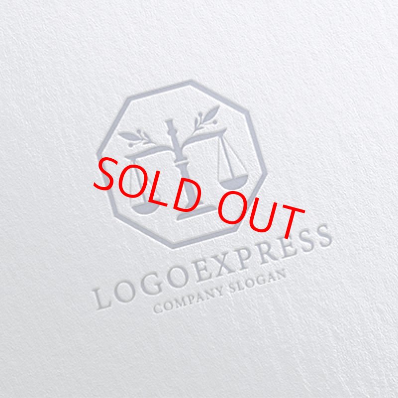 画像16: 天秤と葉っぱの法律事務所ロゴ (16)