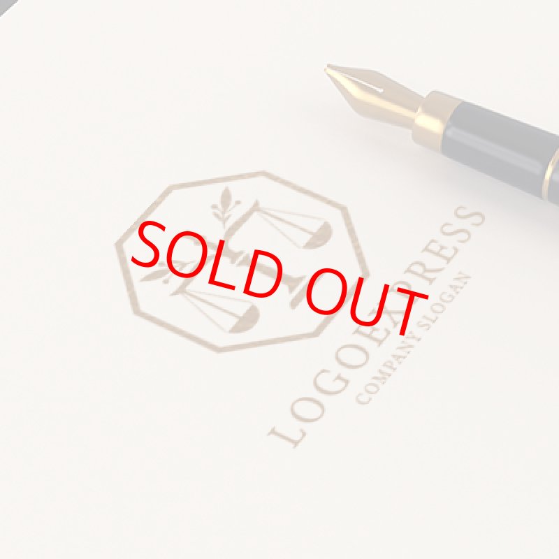 画像12: 天秤と葉っぱの法律事務所ロゴ (12)