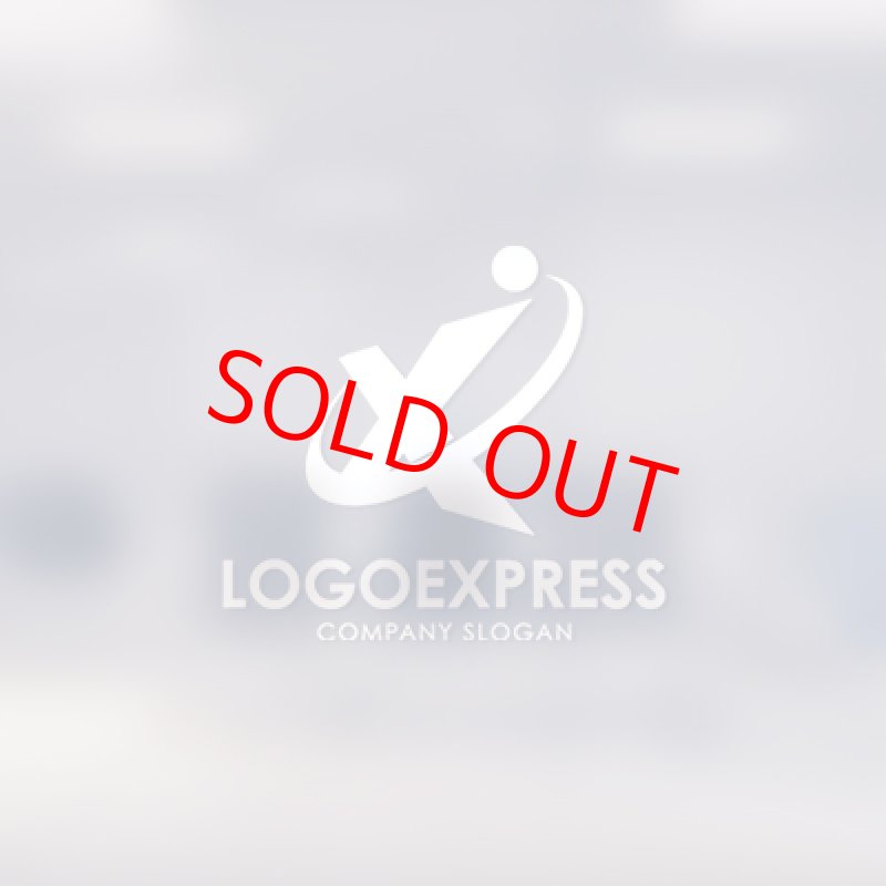 画像14: 赤いXと惑星のロゴ (14)