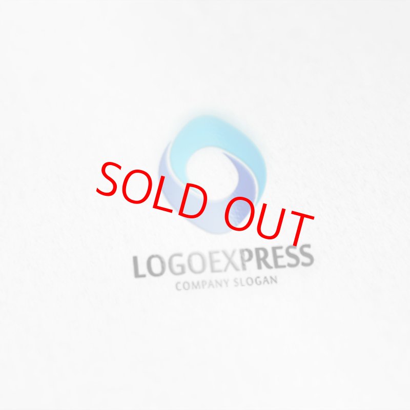 画像6: 青い渦巻きロゴ (6)