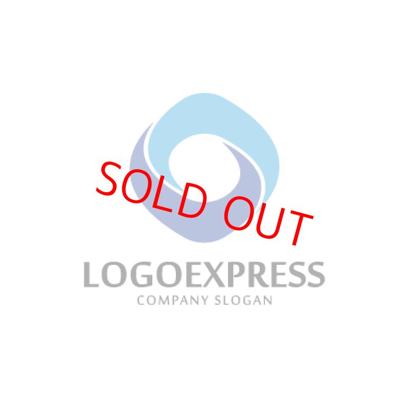 画像1: 青い渦巻きロゴ (1)