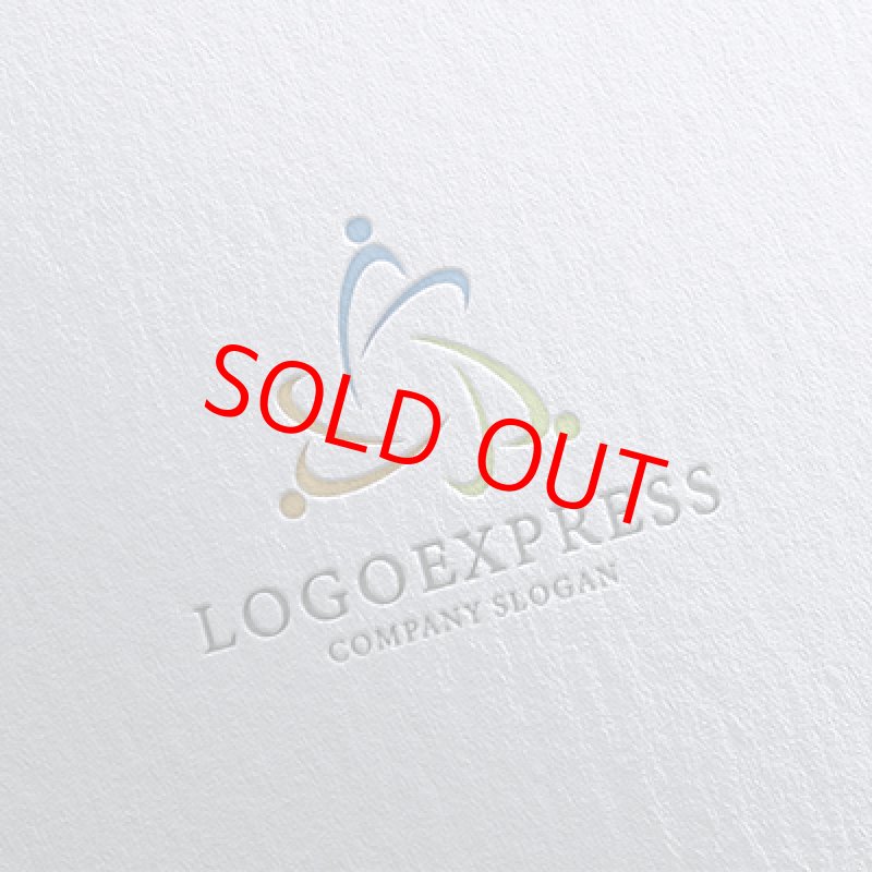 画像16: 人々をつなぐ抽象的なロゴ (16)