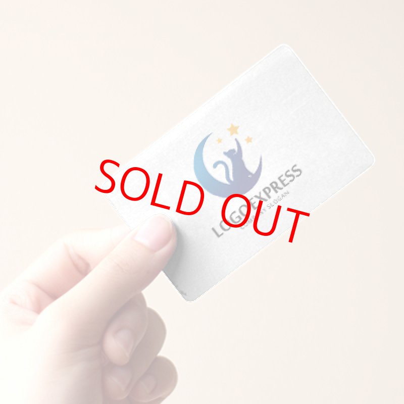 画像10: 月と星を見上げる猫のロゴ (10)