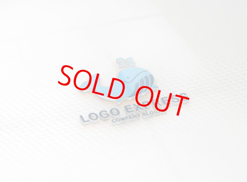 画像13: かわいいクジラのロゴ (13)