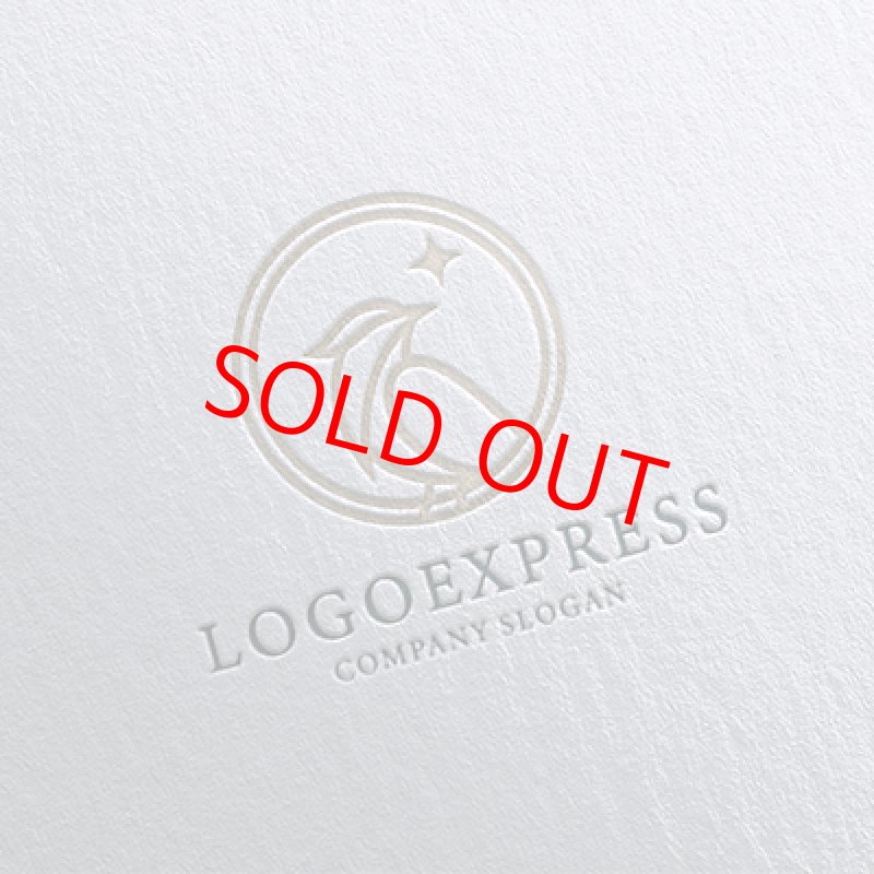 画像16: 鳥と星のロゴ (16)