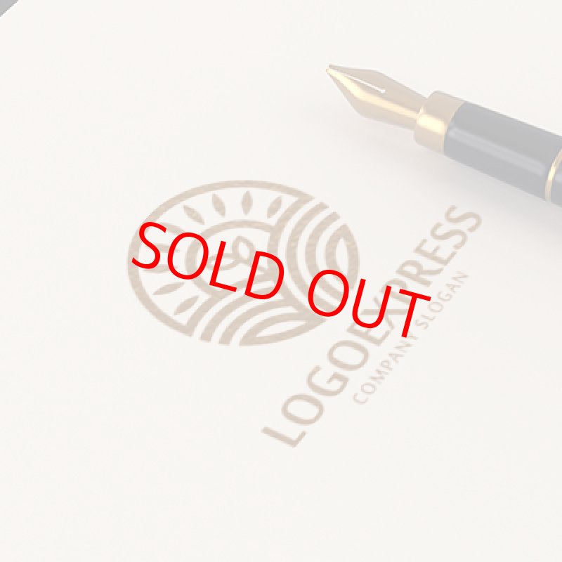 画像12: 太陽と植物の成長のロゴ (12)