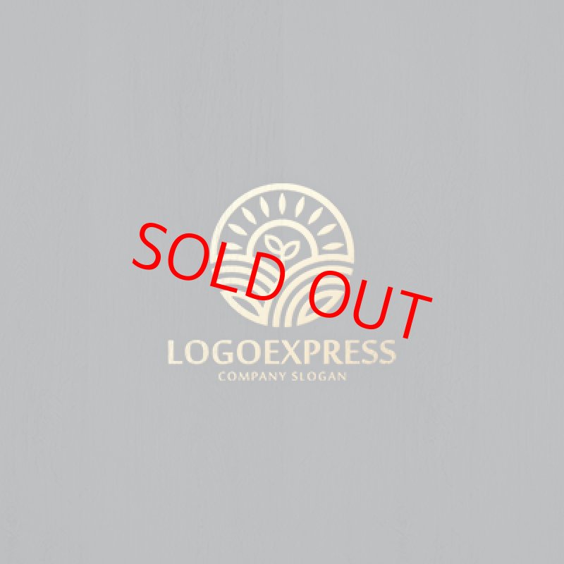 画像13: 太陽と植物の成長のロゴ (13)