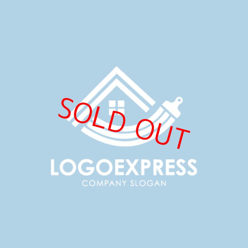 画像4: カラフルなペイントハウスロゴ (4)