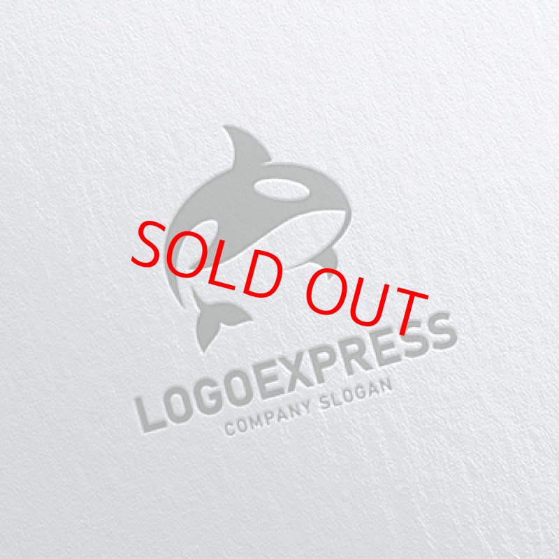 画像16: シャチのシルエットロゴ (16)