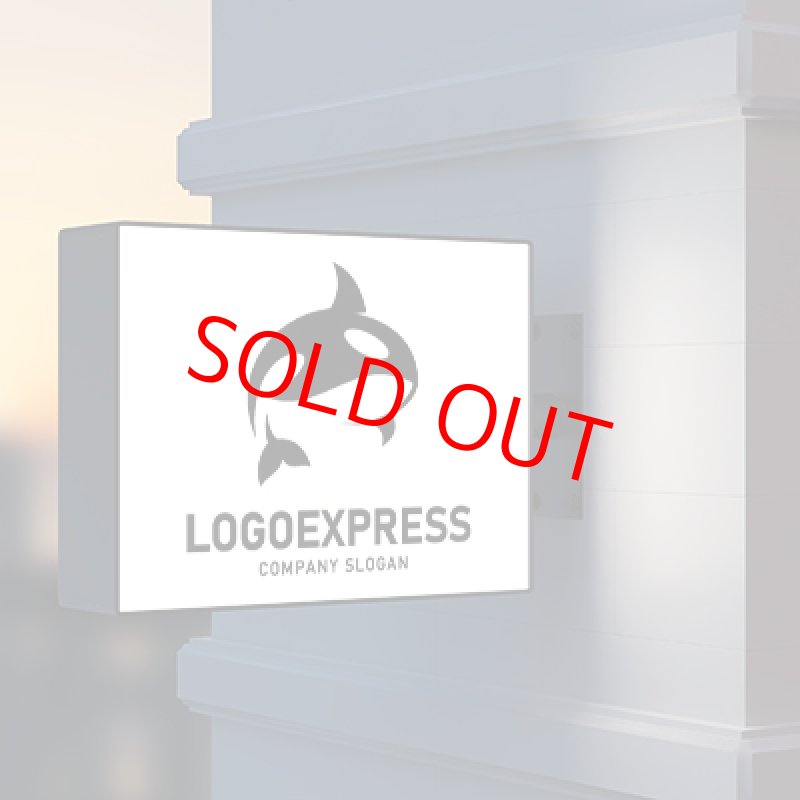 画像9: シャチのシルエットロゴ (9)