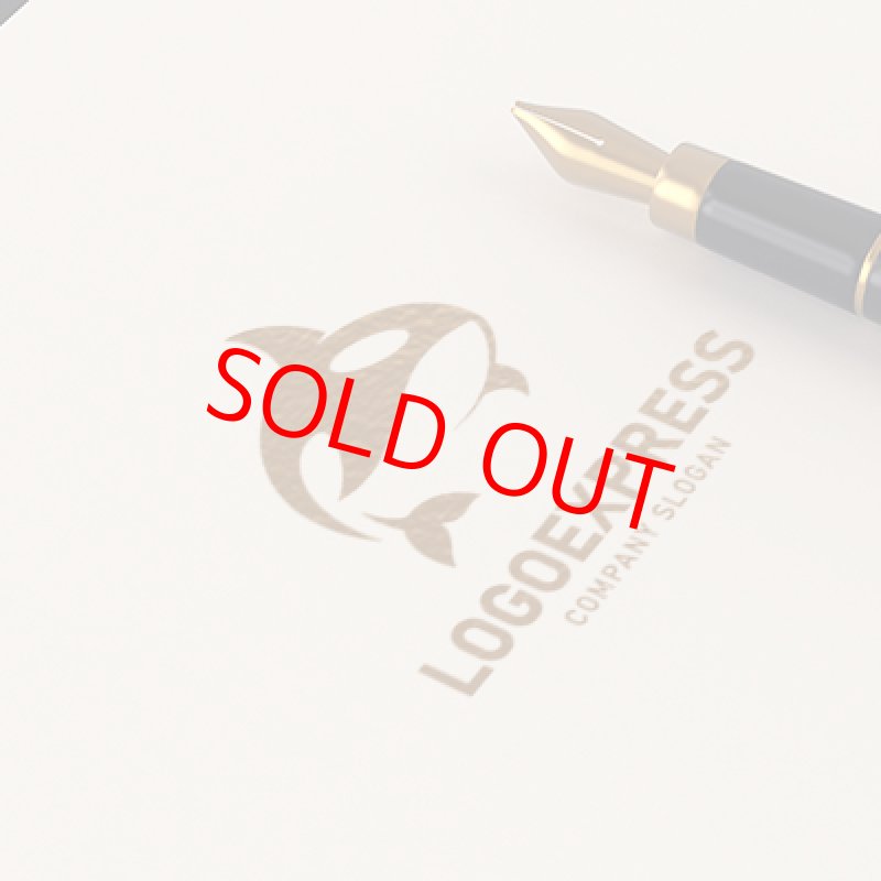 画像12: シャチのシルエットロゴ (12)