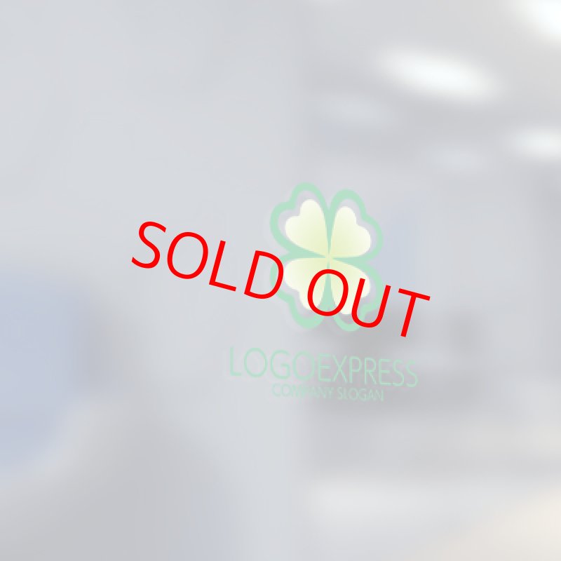 画像5: 幸せの四葉のクローバーロゴ (5)