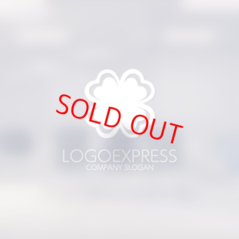 画像14: 幸せの四葉のクローバーロゴ (14)