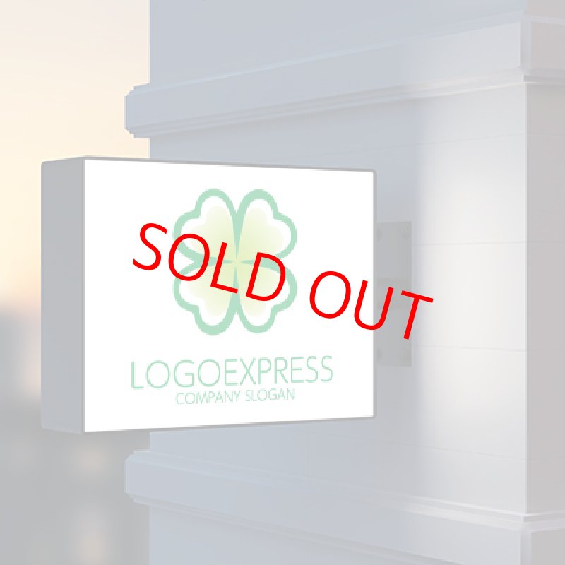 画像9: 幸せの四葉のクローバーロゴ (9)