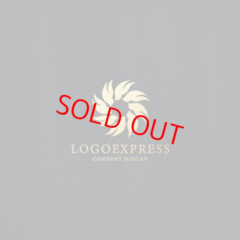 画像13: 葉っぱの抽象的なロゴ (13)