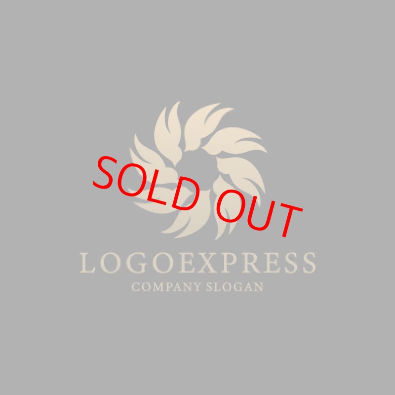 画像4: 葉っぱの抽象的なロゴ (4)