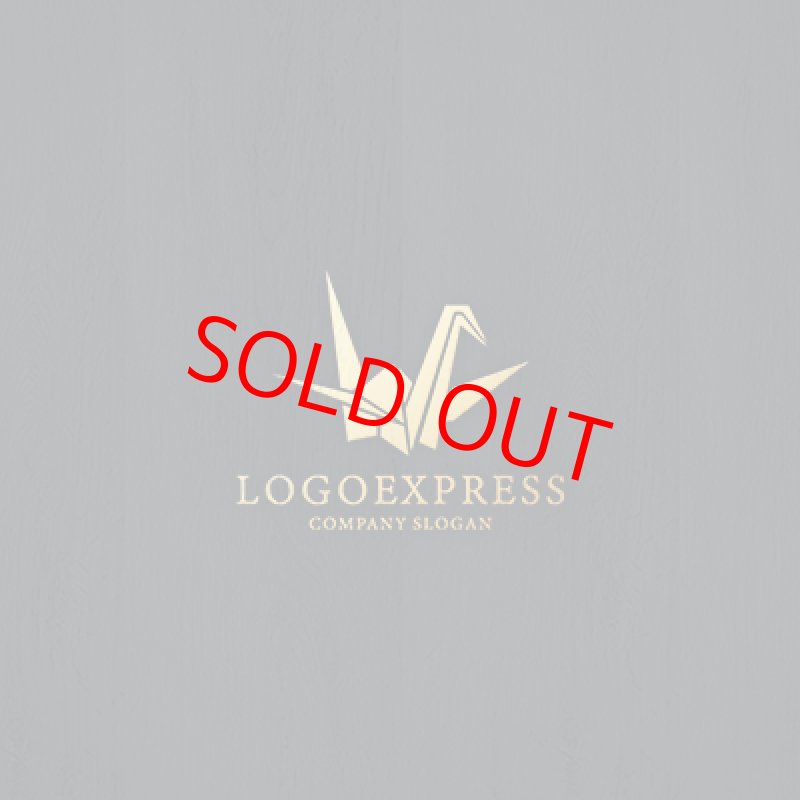 画像13: シンプルな折り鶴ロゴ (13)