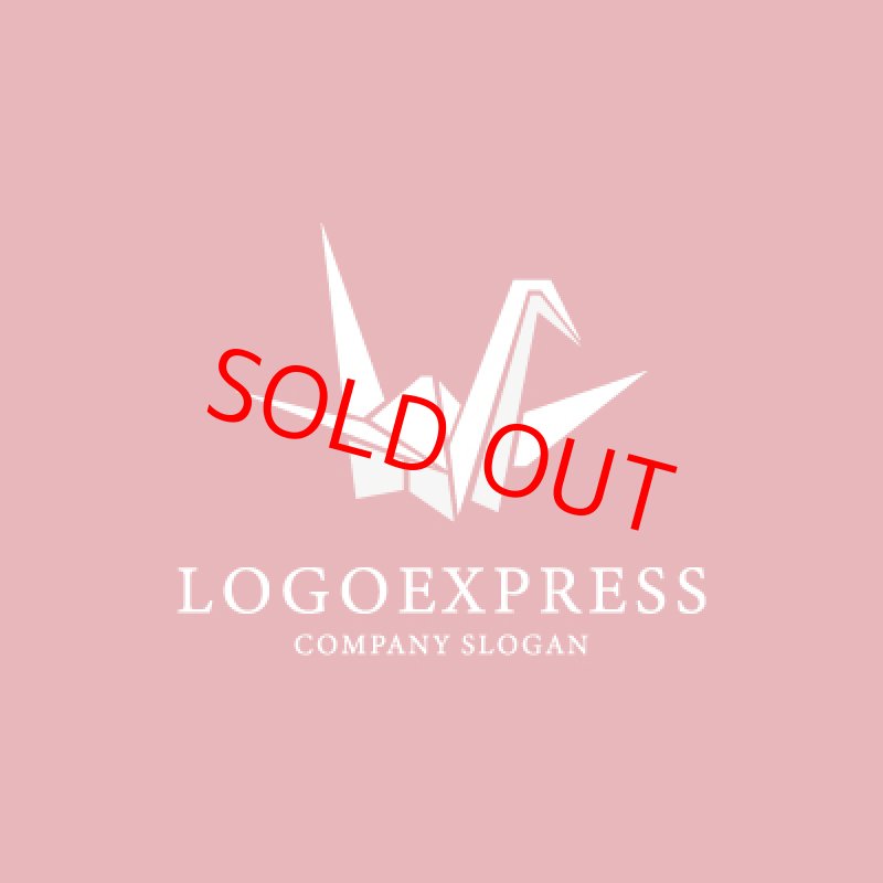 画像4: シンプルな折り鶴ロゴ (4)