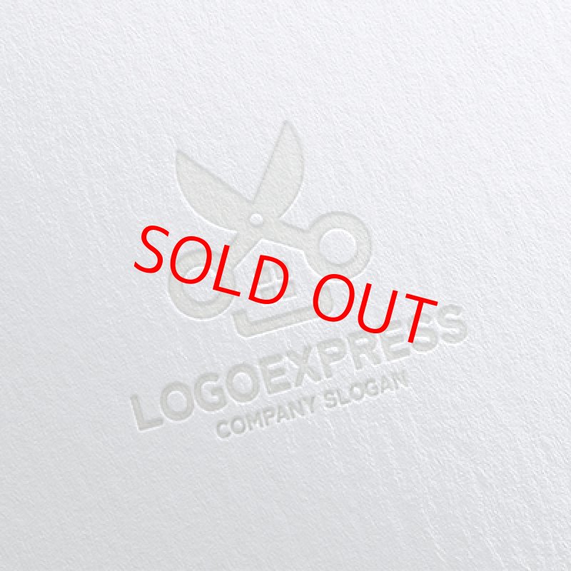 画像16: ハサミと家を組み合わせたロゴ (16)