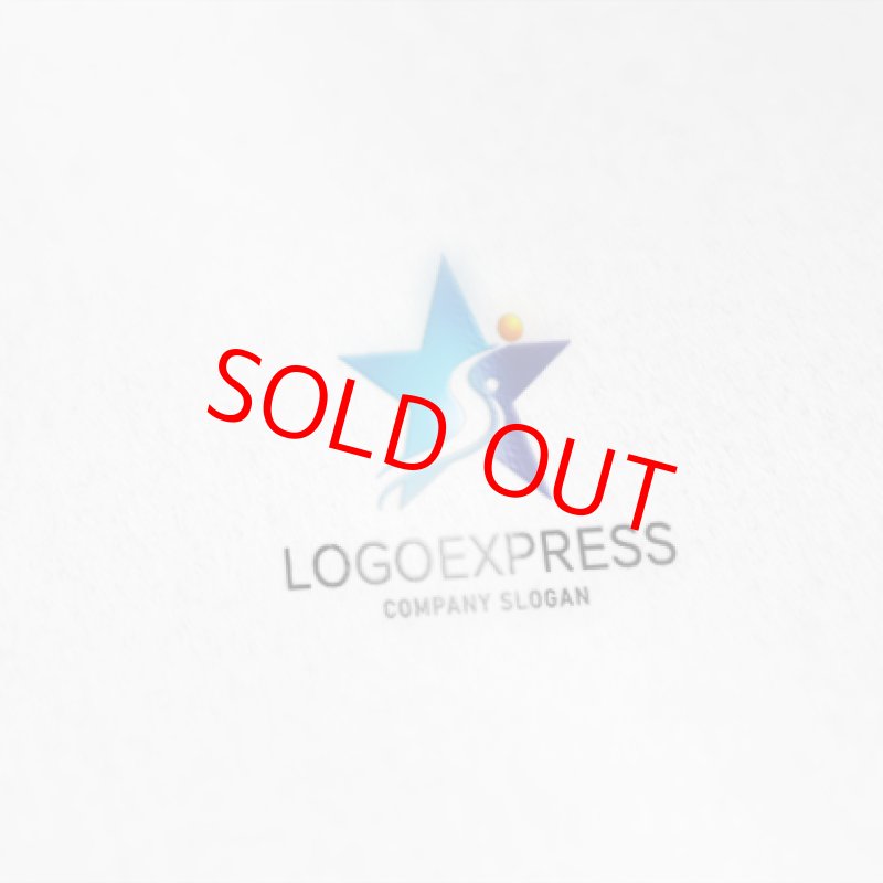 画像6: 星とS字ラインと人のロゴ (6)