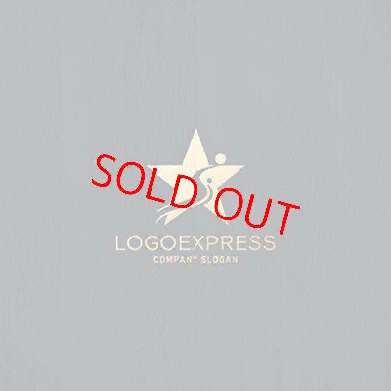 画像13: 星とS字ラインと人のロゴ (13)