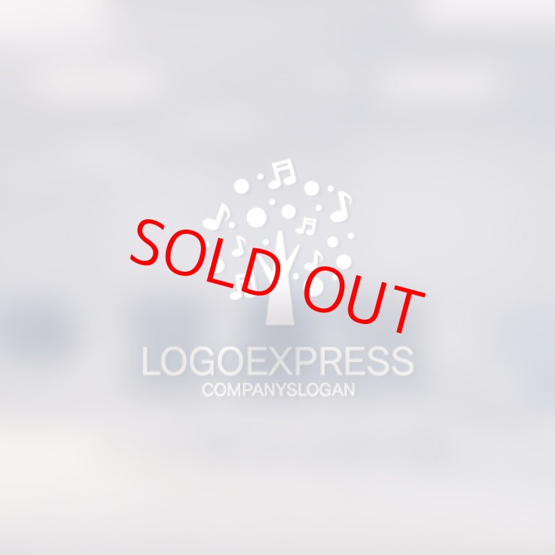 画像14: カラフルな音符の木ロゴ (14)