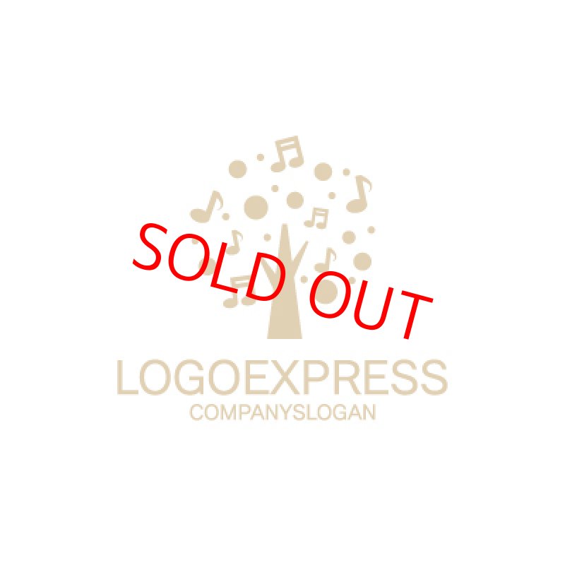 画像3: カラフルな音符の木ロゴ (3)