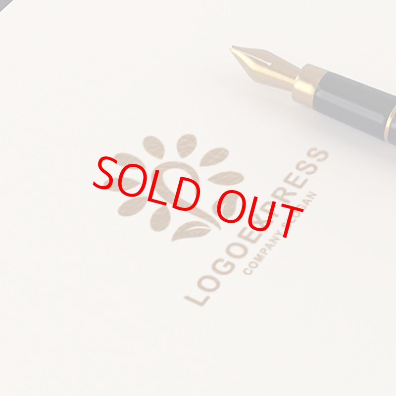 画像12: ヒマワリと葉のPのロゴ (12)