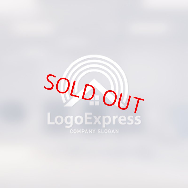 画像14: 虹と家のカラフルなロゴ (14)