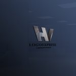 画像11: 幾何学的モノグラム HV ロゴ (11)