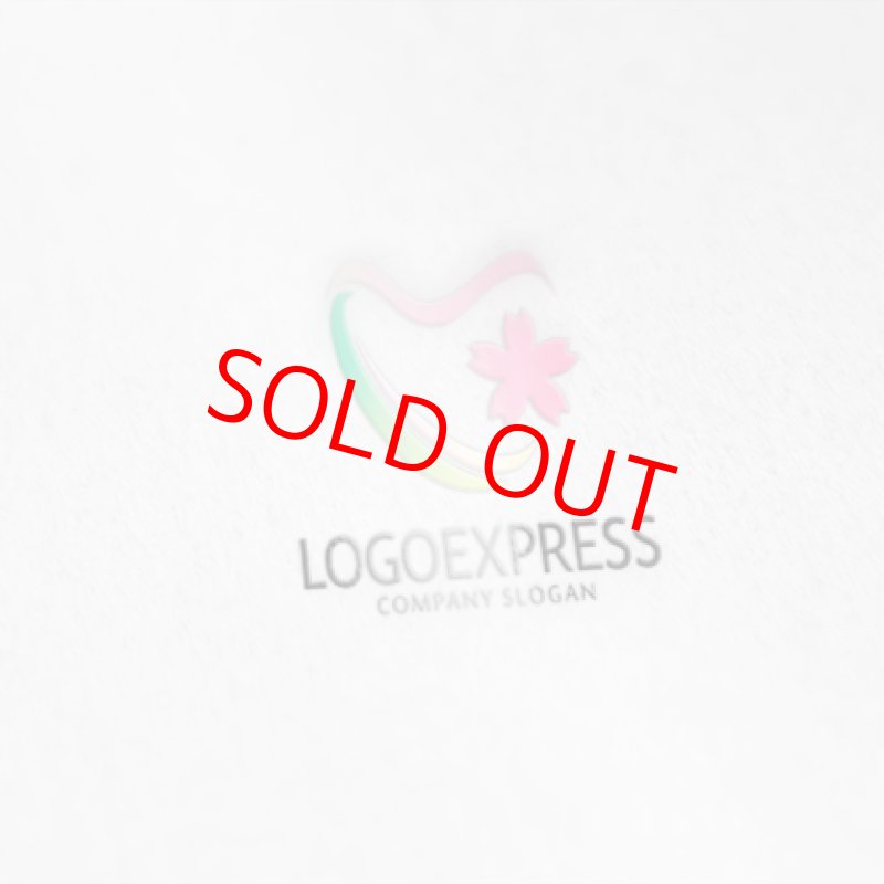 画像6: かわいい桜とハートのロゴ (6)