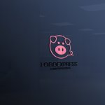 画像11: かわいい豚ロゴ (11)