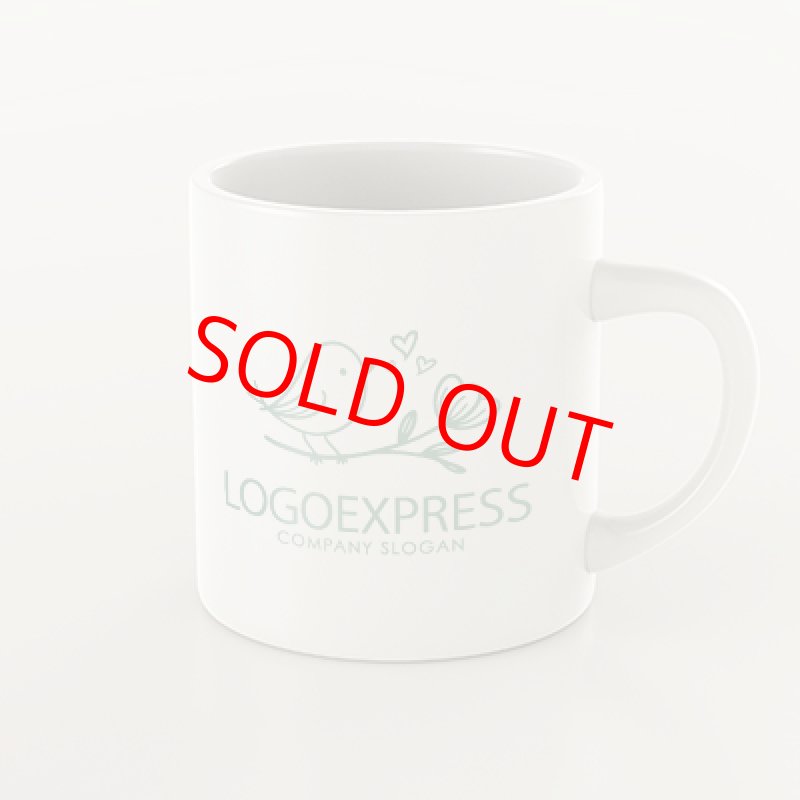 画像8: 鳥と花とハートのロゴ (8)