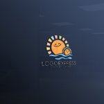 画像11: 笑顔の太陽と海のロゴ (11)