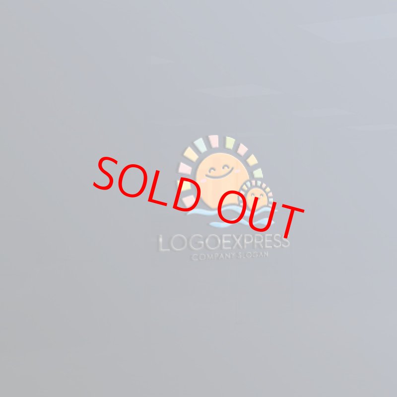 画像11: 笑顔の太陽と海のロゴ (11)