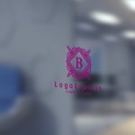 画像5: 装飾フレームとBの文字ロゴ (5)