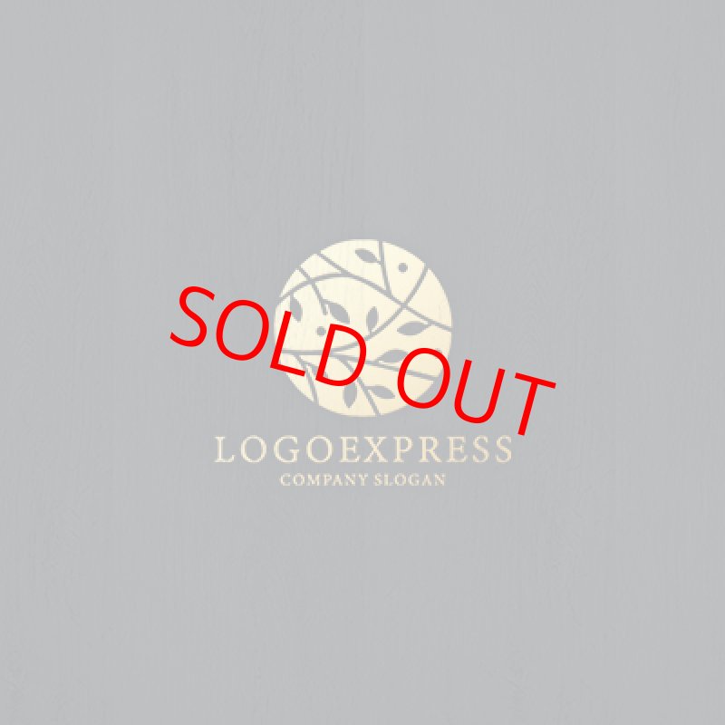 画像13: 葉っぱの円形オーガニックロゴ (13)