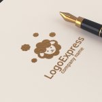画像12: 羊とカラフルな丸のかわいいロゴ (12)
