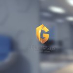画像5: Gの文字と盾の高級ロゴ (5)