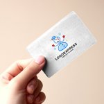 画像10: 雪だるまの冬の楽しいロゴ (10)