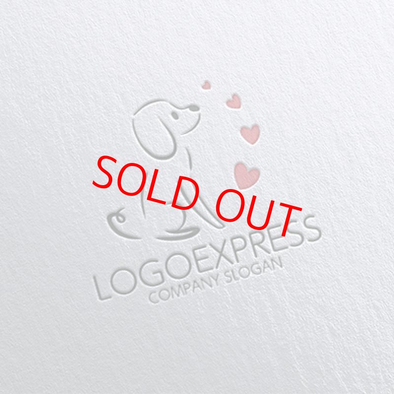 画像16: ハートと犬の優しいロゴ (16)