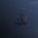 画像11: ハートと犬の優しいロゴ (11)